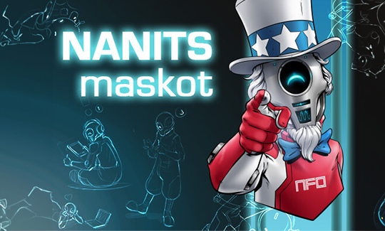 nanits maskot cover videohra game app komiks comics ilustrace kresba design | Michael Petrus